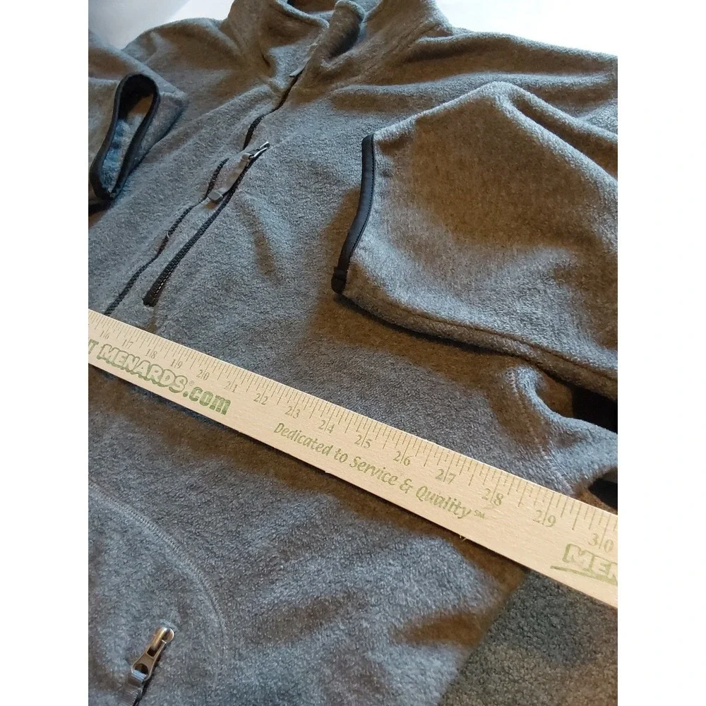 Outdoor Outfitters Men's 4XB Fleece Jacket Gray/Charcoal‎ Full Zip